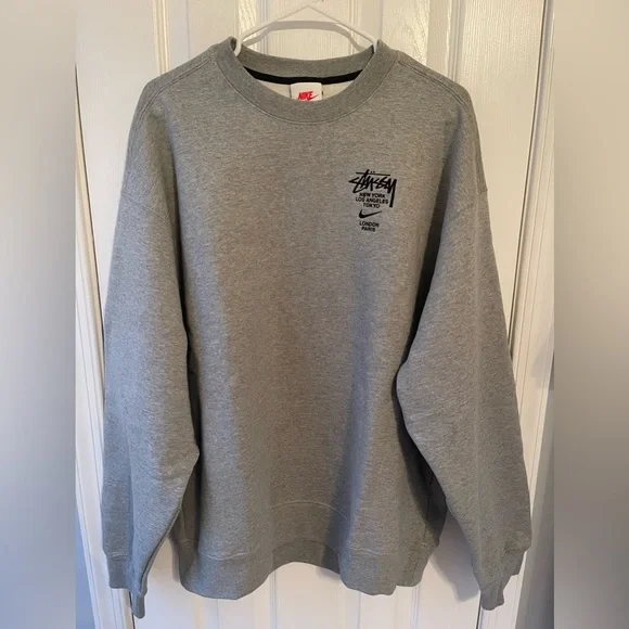 Stussy | Sweaters | Nike X Stussy Nrg Zr Crew Fleece | Poshmark 